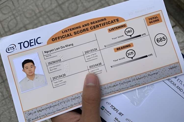 Bằng toeic có giá trị bao lâu