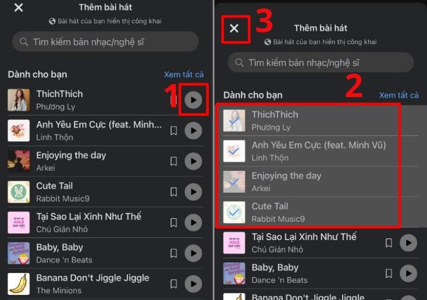 cách thêm bài hát vào tiểu sử Facebook