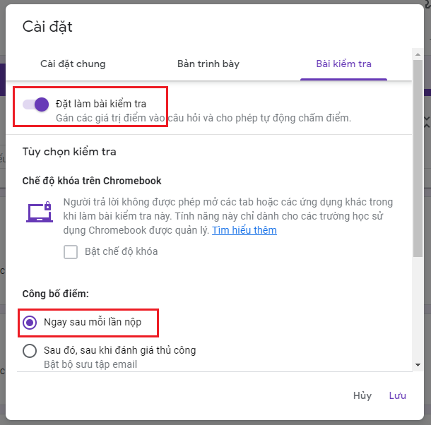 Google form có phát hiện gian lận không